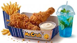 Hot & Crispy Chicken  (2Pc)+ French Fry +Mojitos