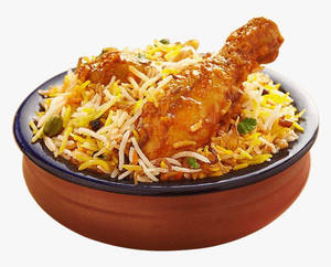 Chicken Biriyani With Alu And Egg