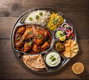 Chicken thali