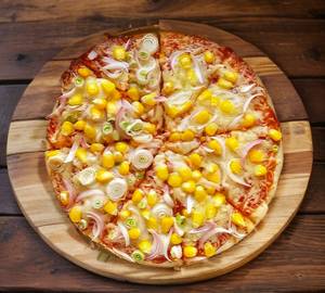 Cheese Onion Sweetcorn Pizza