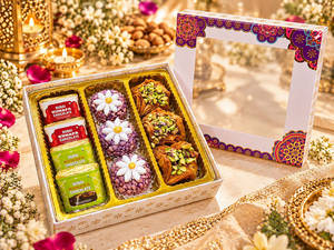Shagun 3 Assorted Mithai Box
