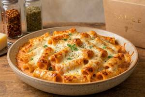 Veg Baked Pink Pasta