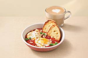 Egg Shakshuka + Choice of Beverage