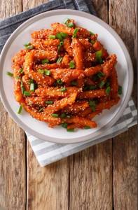 Honey chilly patato