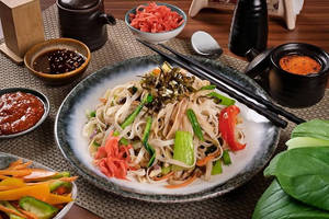 Veg Korean Stir Fried Noodles
