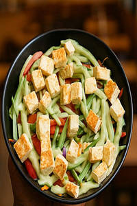 Toasted Paneer Salad