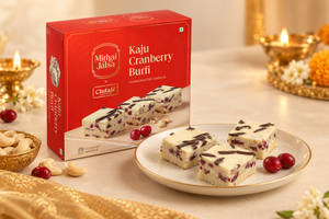 Diwali Kaju Cranberry Burfi Gift Hamper Of 9 Pcs