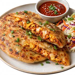 Korean Paneer Paratha