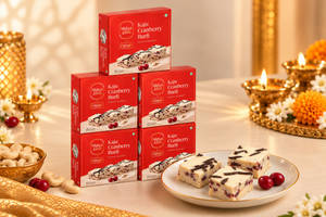 Diwali Kaju Cranberry Burfi Gift Hamper Of 9 Pcs X 5 Units