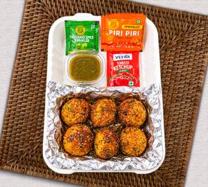 Fresh Veggie Stuffed Suji Appe [6 Pieces]