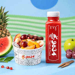 Healthy Fruit Bowl And Juice Combo