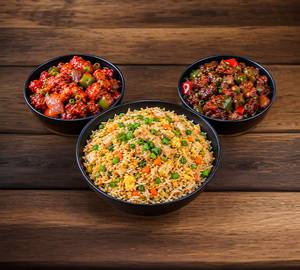 Special Combo Rice - Chicken Rice/Chilli Chicken//Chilli Beef