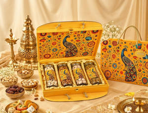 Diwali Special Dry Fruits 4 Assorted Jar (1470)
