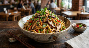 Mushroom Noodles