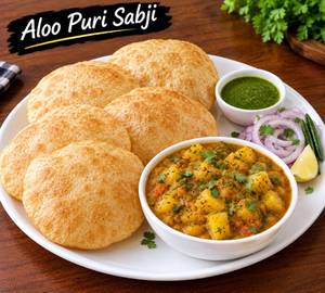 Aloo poori sabji