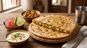 2 Paneer Paratha
