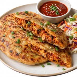 Korean Chicken Paratha