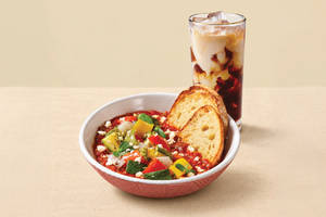 Farmhouse Shakshuka + Choice of Beverage