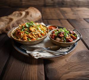 Chicken Noodles & Chilli Chicken