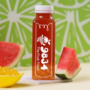 Watermelon Iced Tea With Boba