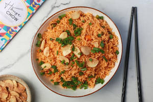 HOC Special - Veg Chilli Garlic Fried Rice (half)