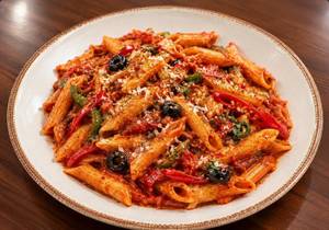 Jain Arrabiata Pasta