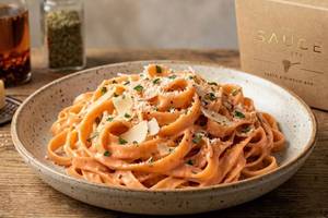Fettuccine In Pink Sauce