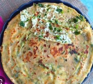 Cheese paneer paratha