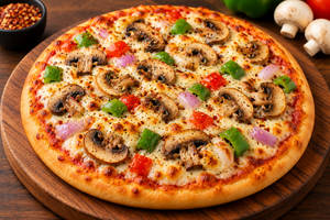 6” Mushroom Pizza