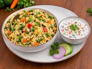 Fry rice with dahi
