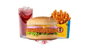 Chicken Nikku Singh Burger Shake Meal
