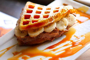 Banana Chocolate Waffle