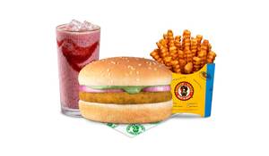 Veg Chotu Singh Burger Shake Meal
