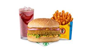 Veg Snacker Burger Shake Meal
