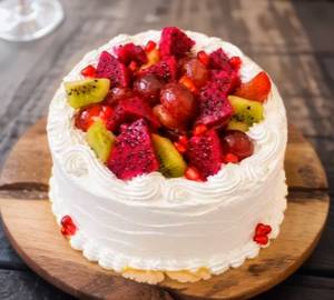 Snowy fruit love by mom cake [720 g]