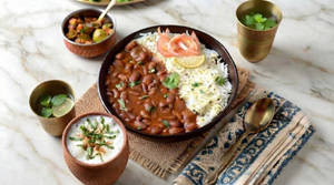 Rajma Basmati Rice Bowl + Tadka Chach [Serves 1]