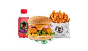 Veg Kurkure Momo Burger Gulaabo Meal