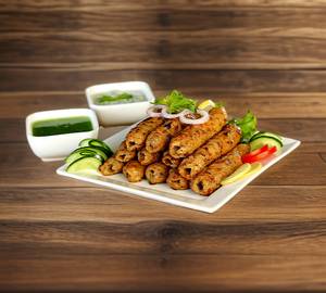 Fish Seekh Kebab (4 Pieces) with Tandoori Dip