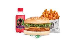 Veg White Guy Burger Gulaabo Meal