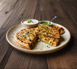 Aloo Paneer Paratha