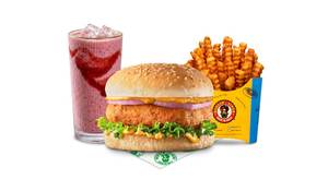 Paneer Pind-er Burger Shake Meal