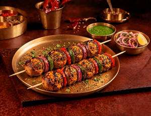 Mushroom Stuffed Tikka