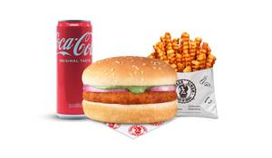 Chicken Chotu Singh Burger Coke Meal