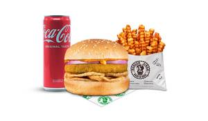 Veg Churmur Pandey Burger Coke Meal