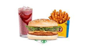 Veg White Guy Burger Shake Meal