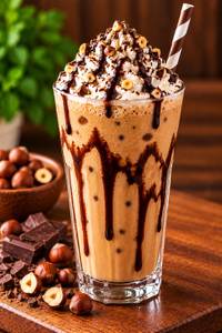 Hazelnut cold coffee