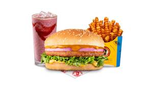 Amritsari Murgh Makhani Burger Shake Meal