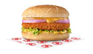 Cheesy Chicken Nikku Singh Burger