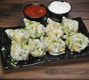 Chicken Afghani Momos (8 Pieces)                                            