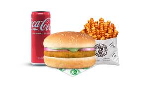Veg Chotu Singh Burger Coke Meal